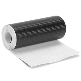 shymie Carbon Sheet, Cutting Sheet, Car Seal, Exterior 3D Sticker, Wrapping Film, Supplies, Interior Protection, Black, 3.9 inches (10 cm), 39.8 ft (10 m)