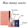 FZSECRIU Passport Holder, pink, Modern
