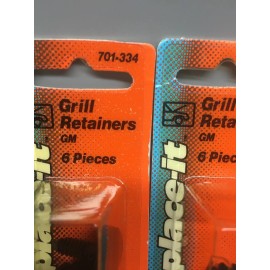 Dorman 701-334, 45890 Dorman Grill Retainers, 2 Packs of 6 (12 Clips) GM# 20514862