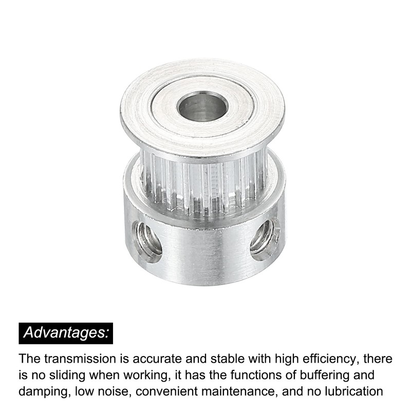 sourcing map 2 x 20 Teeth 6 mm Bore Control