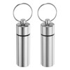 sourcing map 2 Pcs Metal Toothpick Holder, Reusable Toothpick Case