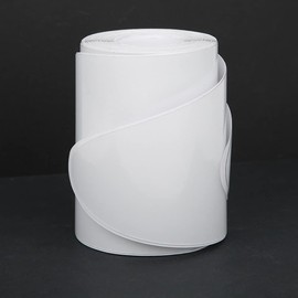 BORDSTRACT 2 pieces PVC paddle board surfboard rail tape, 3.5 inches x 81.9 inches stand up paddle board rail savers, surfboard edge protection tape, transparent design, honey comb design (transparent)