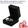 QUJIFETU Bling Whistle Metal Rhinestone Lanyard Whistle Loud Sound with