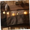 Operitacx 50pcs Outdoor Christmas Lights Hooks Metal Clips for String