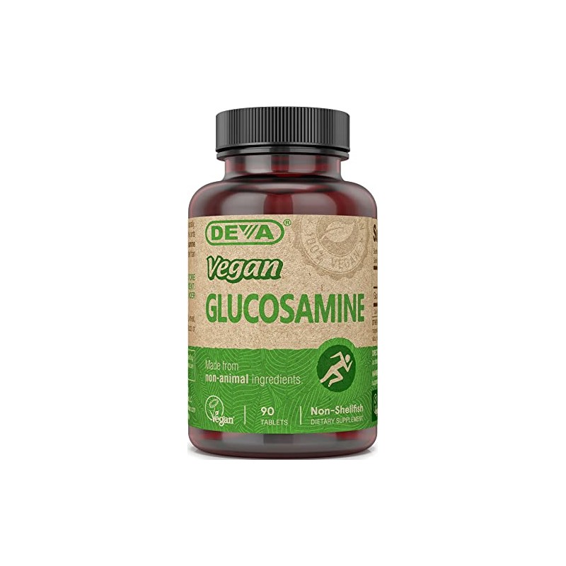 Deva Vegan Vitamins Glucosamine Tablets, 90-Count Bottle