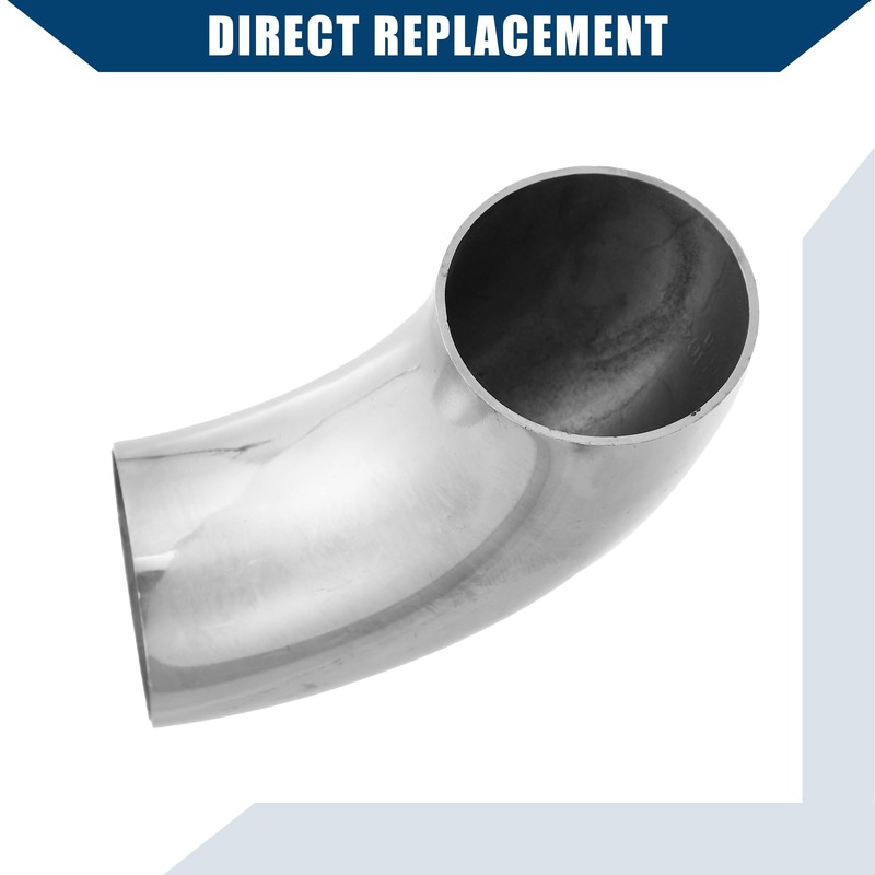 Hihaha OD 2 Inch 90 Degree Exhaust Elbow Pipe SS304