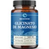 Glicinato Magnesio 500 Alta Absorción Vegano 120 Cápsulas Mejora Sueño