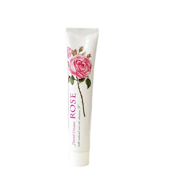 Organic Hand cream with Natural Rose oil and Vitamin F,