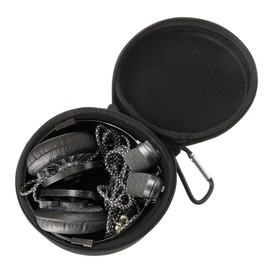 Wondiwe Data Cable, Portable Zipper Pouch Water/Dust/Shockproof Hard Protective Case Storage Bag Box for Koss Porta PRO PP Earphone Accessories