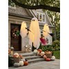 Halloween Decorations Outdoor, 3 Pack Hanging Light Up Ghosts on
