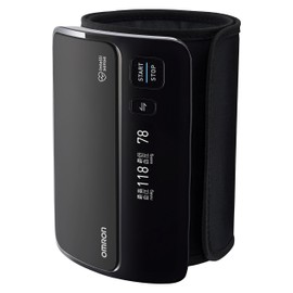 オムロン 上腕式血圧計 HEM-7600シリーズ ブラック HEM-7600T-BK