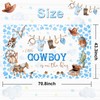 Avezano Cowboy Baby Shower Backdrop A Little Cowboy is On