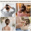 4 piezas de esponja mágica para moños de pelo con