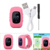 Q50 1.44in Kids Waterproof Smart Touch Screen Watch Positioning Watch
