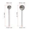 uxcell Diamond Grinding Bit Set 8mm 10mm Dia Head Ball