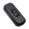 ALEOED Black Inline Cord Switch AC 250V 6A On-Off DPST