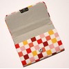 [Kyoto Raku~Traditional Japanese Miscellaneous Goods] Gusseted Business Card Case, Bean
