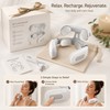 Heated Neck Massager for Relaxation – USB Rechargeable 4-Head Shoulder