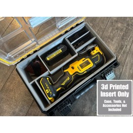 Jonah Pope Design Dewalt Tough System 2.0 Insert for Dewalt Multi-Tool | ToolCraft3d (Insert Only) - Orange