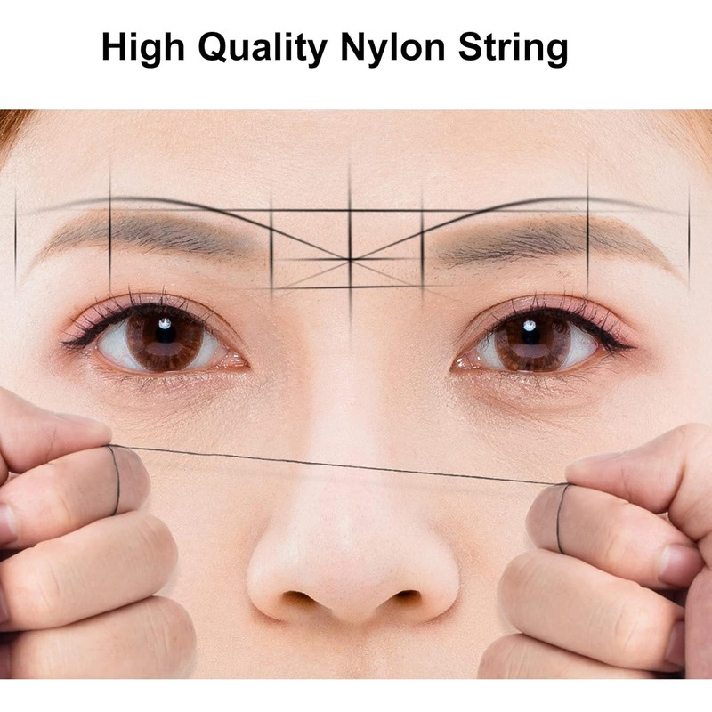 Suministros de Microblading Hilo Marcación Posicionamiento Cejas 10 Metros Cuerda