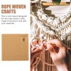 Toddmomy 1 Set Braided Fixing Plate Knot Craft Board Macrame