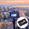 6 PCS 1/4" Camera Screws, Camera Mounting Screw D-Ring Screws