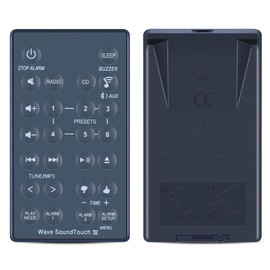 TCNOUMT Replacement Remote Control for Bose Wave Soundtouch Music System, Compatible with Bose Wave Radio System Series IV 417788-WR 417788-WMS