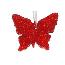 ChicWick Car Candle Strawberry Leather Butterfly Shape Car Freshener Fragrance