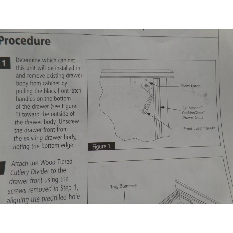 American Woodmark Drawer Latch Set for Cushion Close ® Kitchen