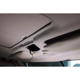 3d_motorworks LAND ROVER RANGE ROVER CLASSIC 1987-95 LHD ROOF INTERIOR LAMP BLACK COVER PLATE