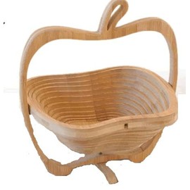 3d Apple Basket Three-dimensional Peaches Hamper, Interior Storage Table Bamboo Design Taste – applkagod – Small