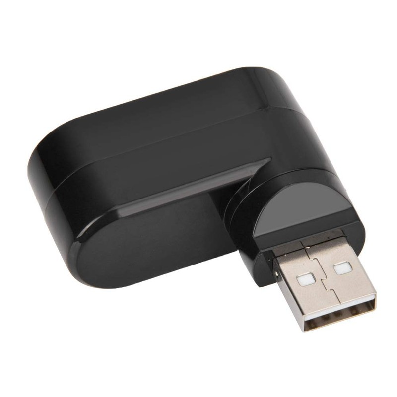 Sanpyl Hub Adaptador USB, Delgado 3 Puertos USB 2.0 Mini