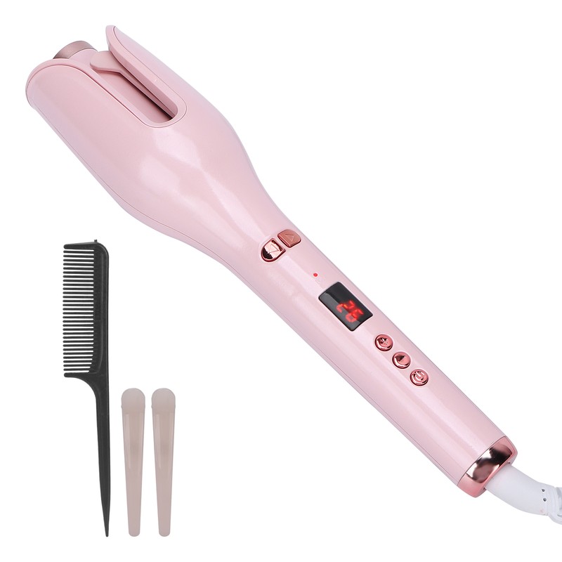 Automatic Rotating Barrel Hair Curler Rose Shape Portable Curling Iron