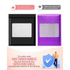 GSSUSA Black Bubble Mailers 8.5x12 large Padded Envelopes 25 Pack,Self-Seal
