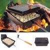 Campfire Popcorn Popper - Old Fashioned Popcorn Maker with Nonstick