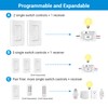 DEWENWILS 3 Way Wireless Light Switch and Receiver Kit, Remote