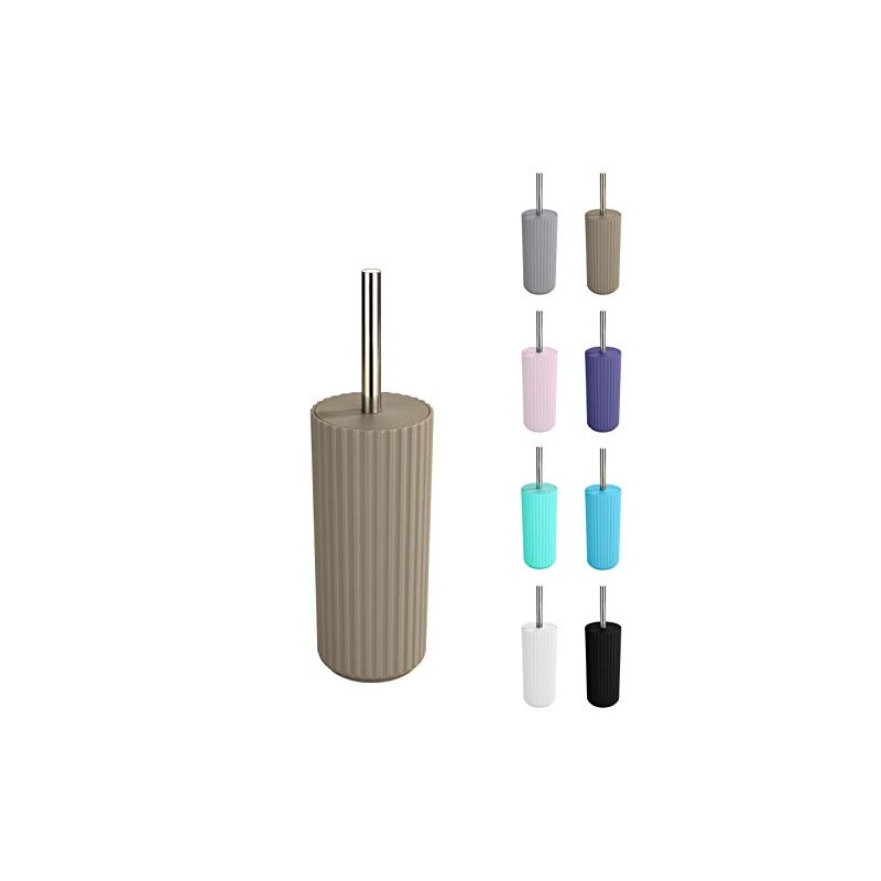 WK Alstar Enclosed Toilet Brush and Holder (Blue Grey)