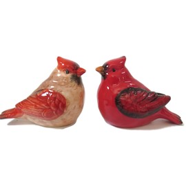 Cardinal Male and Female Salt and Pepper Shaker Set