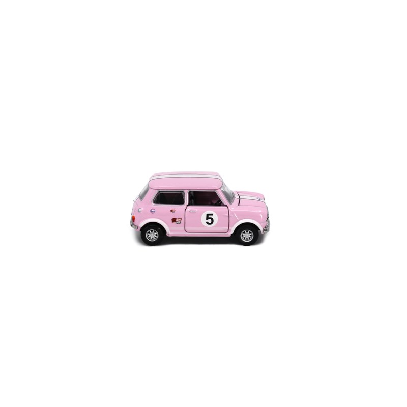 Tiny City 1/50 Mini Cooper Mk 1 Pink (5) Diecast