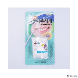 Manner Round Toothpick Toothpick (Kkotsem)-H/Toothpick/Toothpick/Toothpick 5ea
