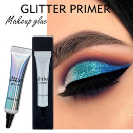 Glitter Primer Und Makeup Basis, Glitter Primer, Glitter Primer Lidschatten Applikator Glitzer Gesicht Make-Up Lidschatten Lippenstift Basis Primer Foundation
