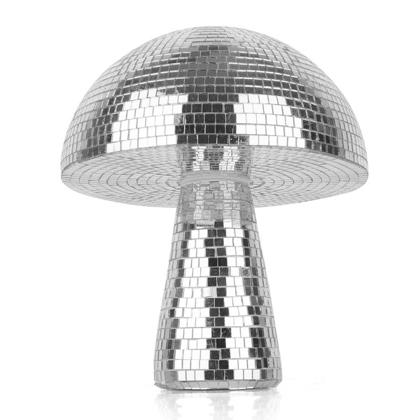 Yeehlmer Creative Mushroom Disco Ball for Party,Table Decor Mirror Retro