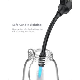 Torch Lighter Butane Refillable, Long Stick Lighter for Candle Grill BBQ Fireplace Camping, Without Butane