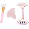 Face Roller Massager Gua Sha Board Mask Brush Set Beauty