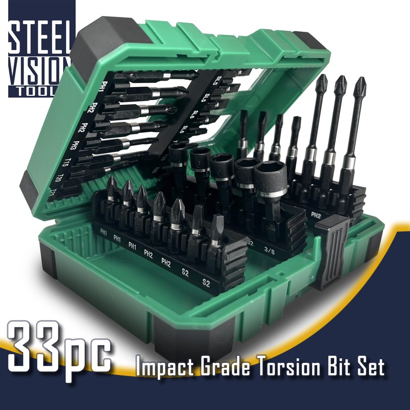 Steel Vision Tools Impact Screwdriving Set with Tough Case (85_102_34_48_67)