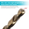 6 Pcs 1/4" Hex Shank Drill Bits 1.5mm High Speed