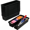 Cheeren 12 Pack Black Pen and Pencil Organizer Trays-Desktop Office