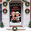 Funny Christmas Banner Happy Xmas Backdrop Sign Winter Xmas Decor