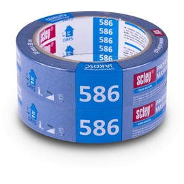 SCLEY Abdeckband, Kreppband Breite 30mm, Länge 33m, 2 Stück Malerband, Malerkrepp blau, Klebeband für Malerarbeiten Serie *586*, A0300-860230