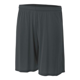 A4 Sportswear Graphite Adult Medium 7" Performance Shorts Moisture Wicking All Season UPF 30+/No Pockets